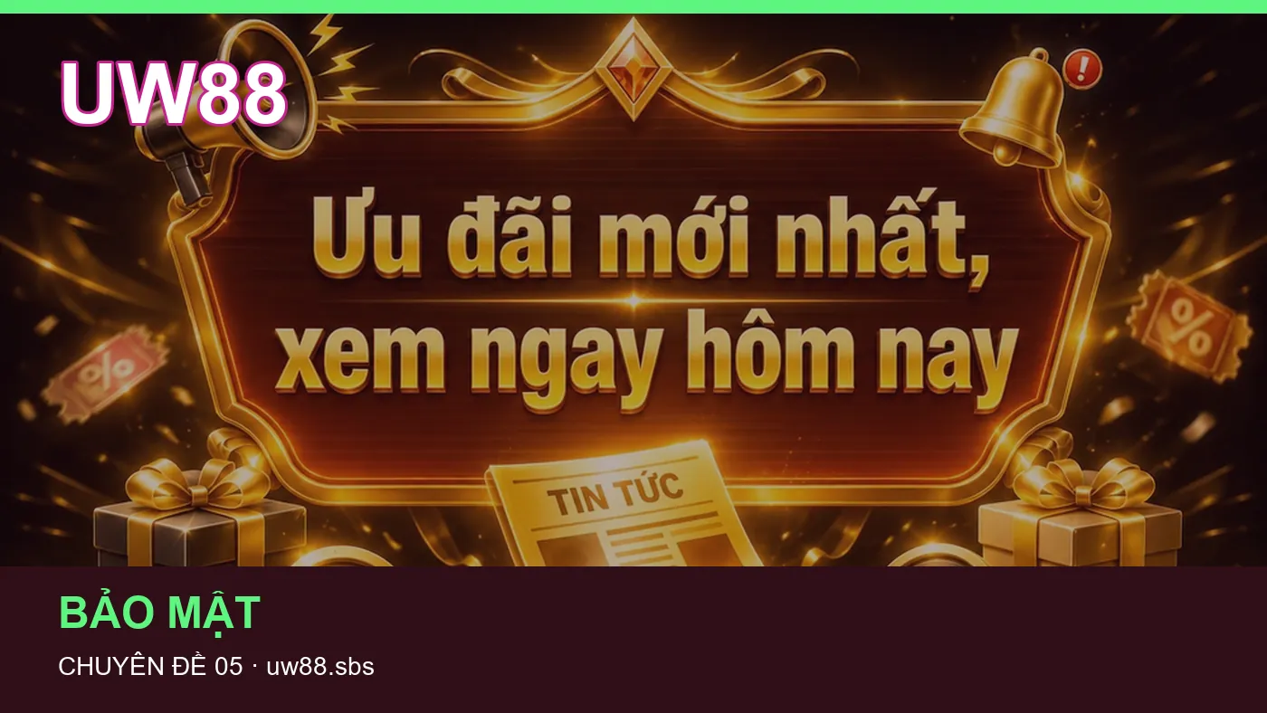 Danh sách kiểm tra thông tin Bảo mật dành cho người đọc UW88